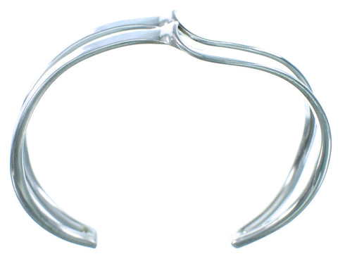 Navajo Indian Authentic Sterling Silver Cuff Bracelet SX112812